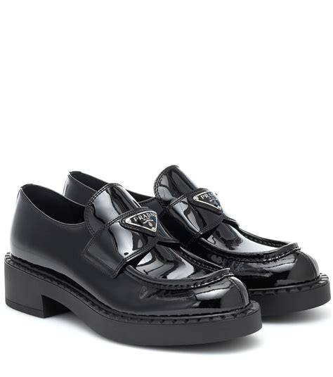 prada patent loafer|Prada penny loafers women.